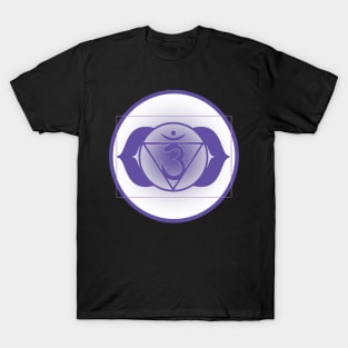 Open up your Third-Eye Chakra- Light Purple T-Shirt